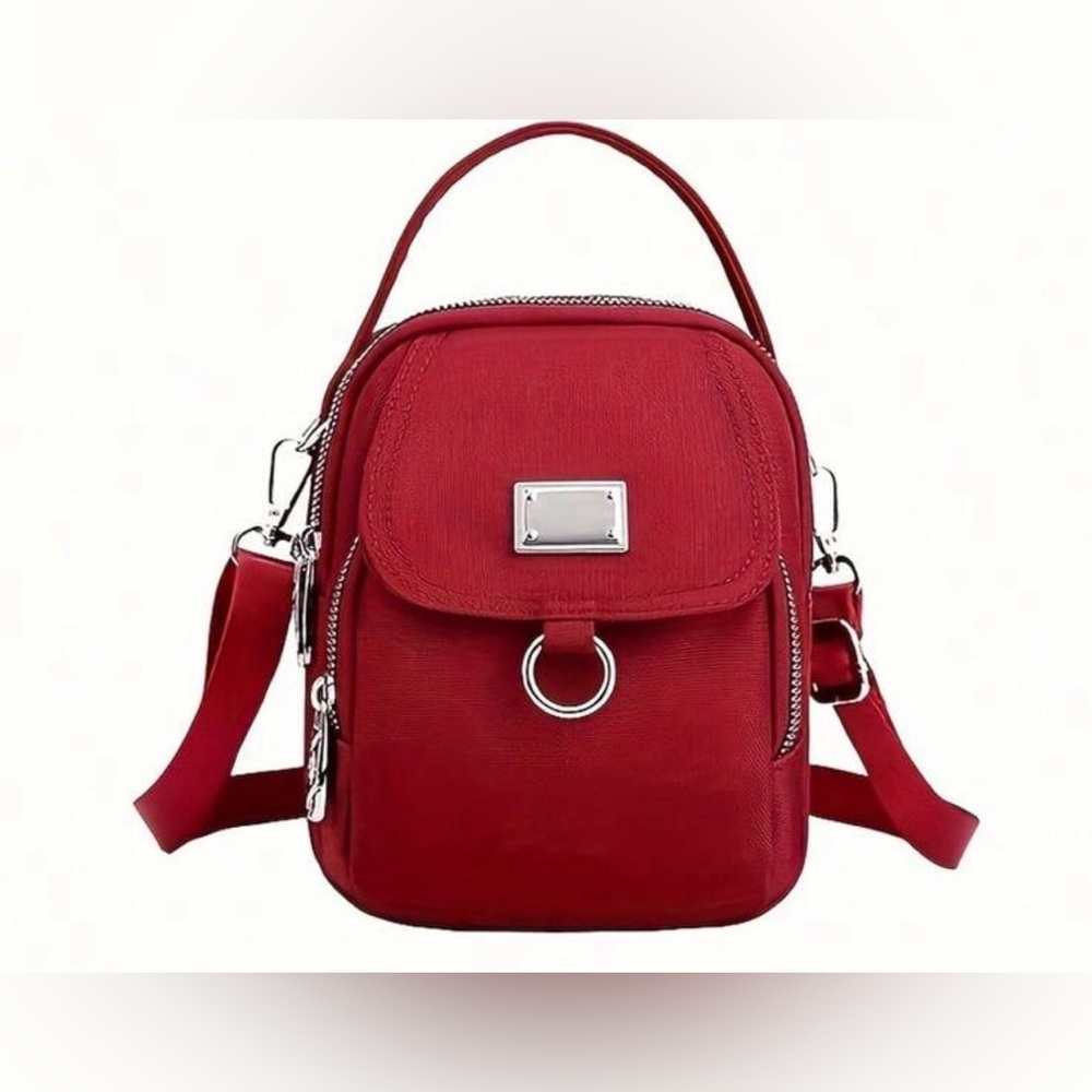 Chic Burgundy Crossbody Bag